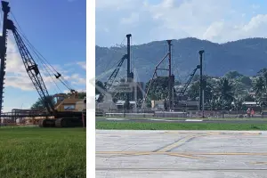 Equipamento de cravação de trilhos